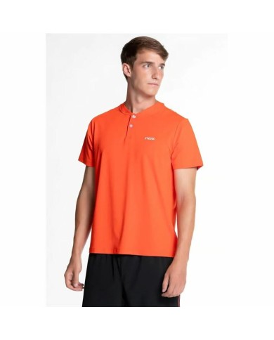 Maglia a Maniche Corte Uomo Nox Team Regular Rosso Arancio