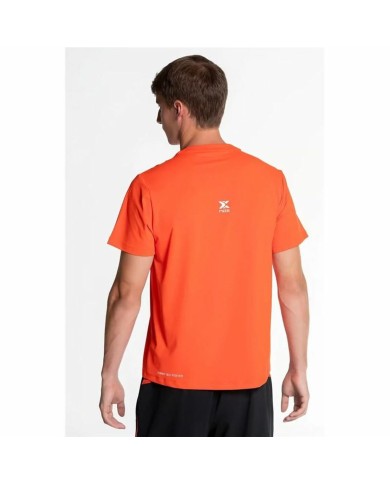 Maglia a Maniche Corte Uomo Nox Team Regular Rosso Arancio