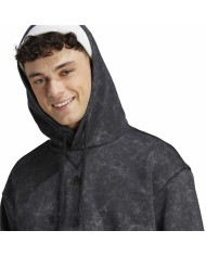 Felpa con Cappuccio Uomo Adidas IJ6929 Nero