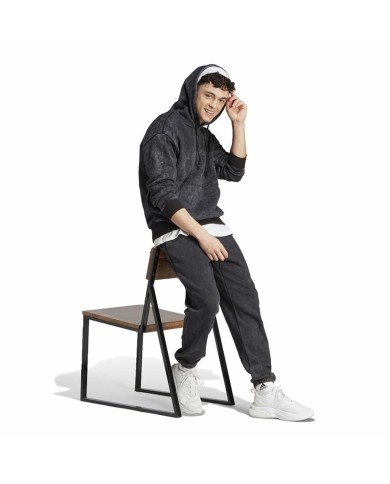 Felpa con Cappuccio Uomo Adidas IJ6929 Nero Felpa con Cappuccio Uomo Adidas IJ6929 Nero