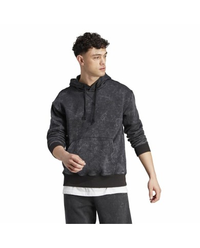 Felpa con Cappuccio Uomo Adidas IJ6929 Nero Felpa con Cappuccio Uomo Adidas IJ6929 Nero