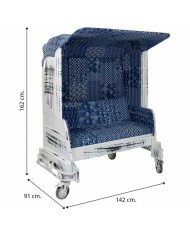 Divano Alexandra House Living Bianco Taxi 91 x 162 x 142 cm