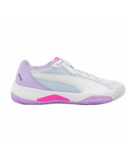 Scarpe da Padel per Adulti Puma NOVA Court Bianco Lilla Scarpe da Padel per Adulti Puma NOVA Court Bianco Lilla