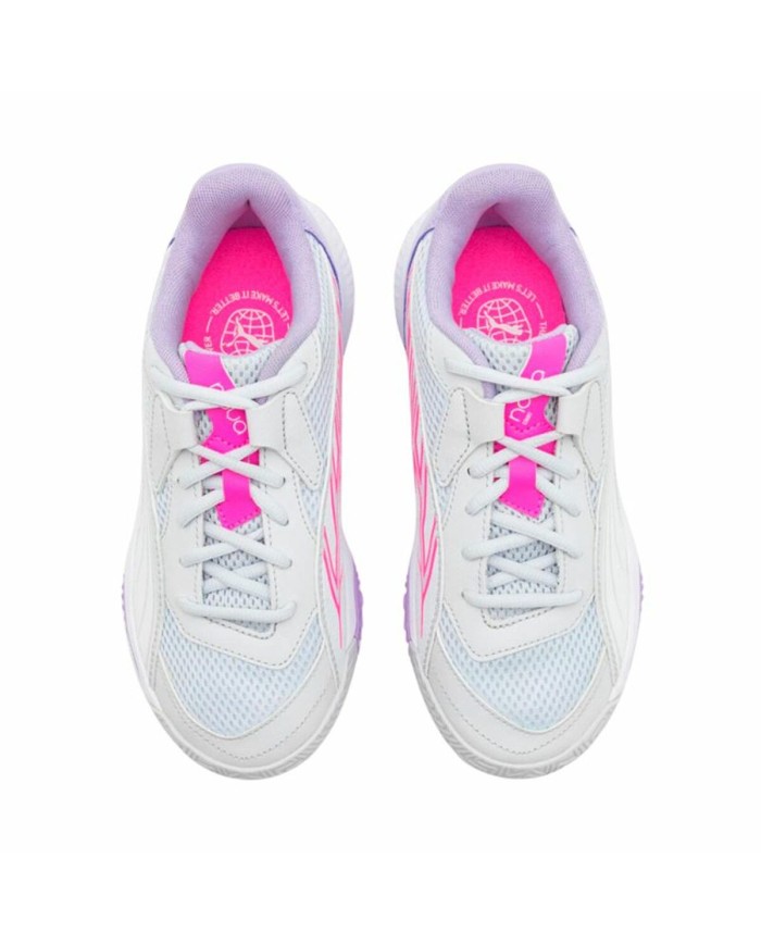 Scarpe da Padel per Adulti Puma NOVA Court Bianco Lilla Scarpe da Padel per Adulti Puma NOVA Court Bianco Lilla