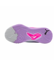 Scarpe da Padel per Adulti Puma NOVA Court Bianco Lilla Scarpe da Padel per Adulti Puma NOVA Court Bianco Lilla