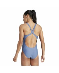 Costume da Bagno Donna Adidas 3 Bars Suit Azzurro Costume da Bagno Donna Adidas 3 Bars Suit Azzurro