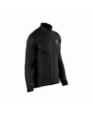 Giacca Sportiva da Uomo Compressport Hurricane indproof Nero Giacca Sportiva da Uomo Compressport Hurricane indproof Nero