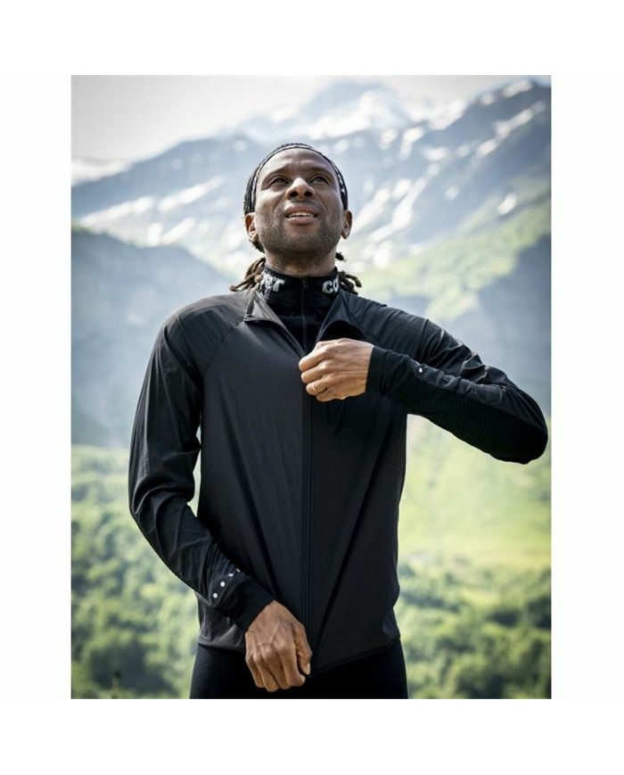 Giacca Sportiva da Uomo Compressport Hurricane indproof Nero Giacca Sportiva da Uomo Compressport Hurricane indproof Nero