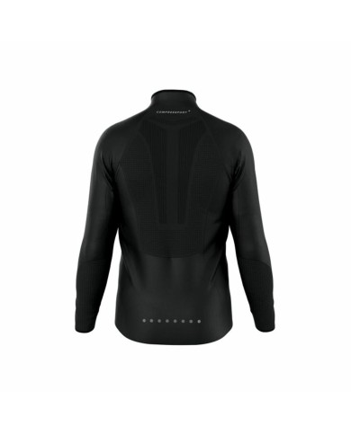 Giacca Sportiva da Uomo Compressport Hurricane indproof Nero