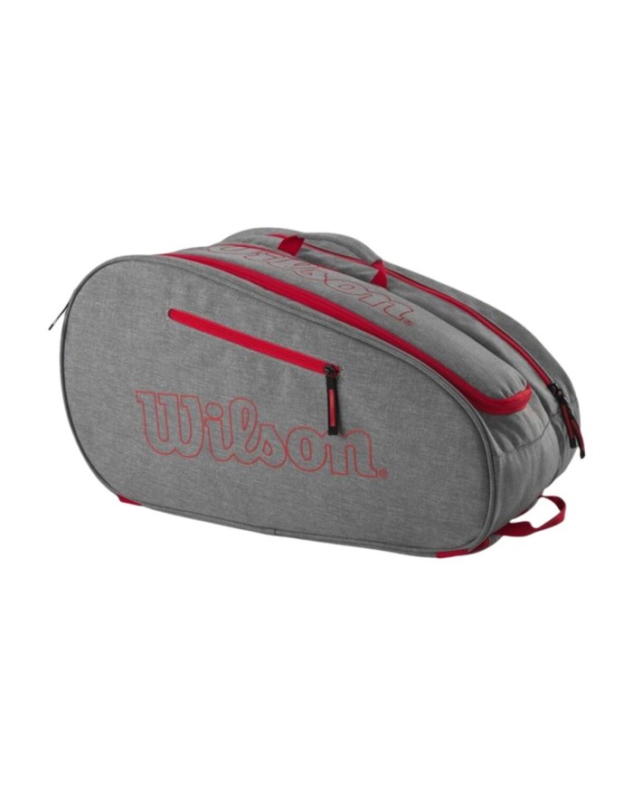 Porta Racchette Padel Wilson Team Grigio scuro Porta Racchette Padel Wilson Team Grigio scuro