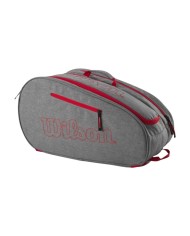 Porta Racchette Padel Wilson Team Grigio scuro Porta Racchette Padel Wilson Team Grigio scuro