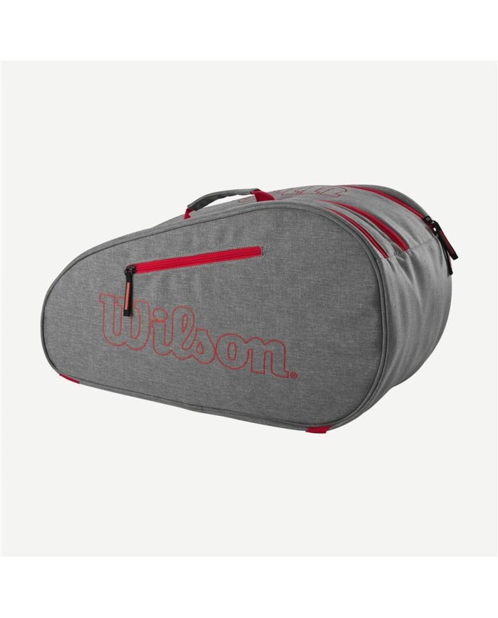 Porta Racchette Padel Wilson Team Grigio scuro Porta Racchette Padel Wilson Team Grigio scuro