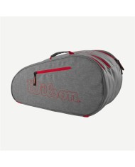 Porta Racchette Padel Wilson Team Grigio scuro Porta Racchette Padel Wilson Team Grigio scuro