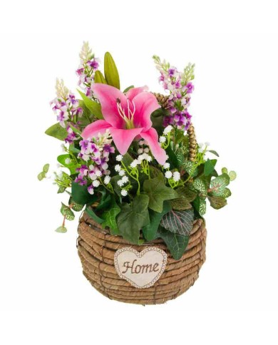 Fiori Decorativi Alexandra House Living Multicolore 25 x 36 x 31 cm Fiori Decorativi Alexandra House Living Multicolore 25 x 36 x 31 cm