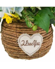 Fiori Decorativi Alexandra House Living Multicolore 23 x 48 x 24 cm Fiori Decorativi Alexandra House Living Multicolore 23 x 48 x 24 cm