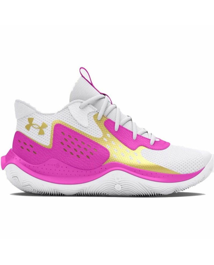 Scarpe da Basket per Adulti Under Armour Gs Jet '23 Bianco