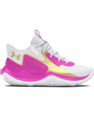 Scarpe da Basket per Adulti Under Armour Gs Jet '23 Bianco