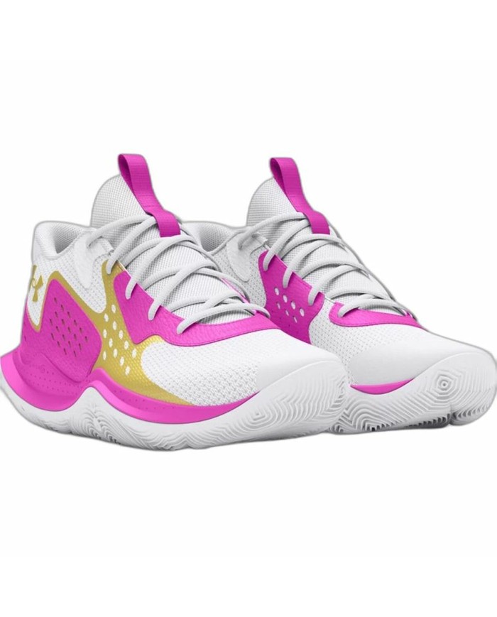 Scarpe da Basket per Adulti Under Armour Gs Jet '23 Bianco