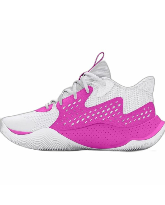 Scarpe da Basket per Adulti Under Armour Gs Jet '23 Bianco