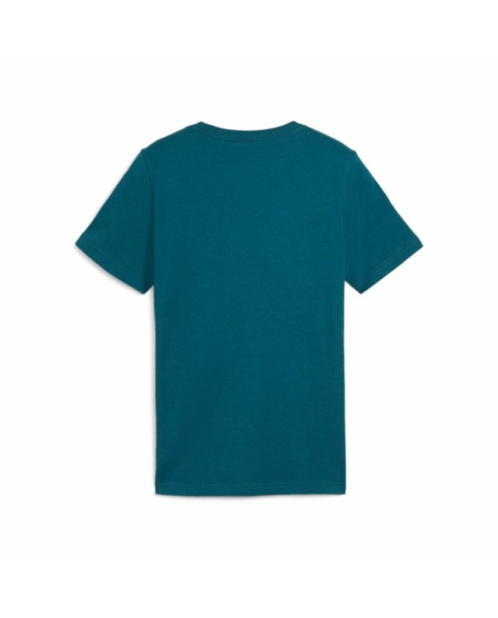 Maglia a Maniche Corte per Bambini Puma Ess+ Mid 90S Graphic Azzurro Maglia a Maniche Corte per Bambini Puma Ess+ Mid 90S Graphic Azzurro