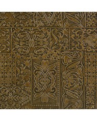 Scatola-Portagioie Alexandra House Living Marrone scuro Ottone Legno di mango Legno MDF 20 x 7 x 20 cm