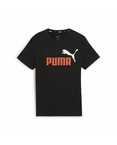 Maglia a Maniche Corte per Bambini Puma Essentials+ 2 Col Logo