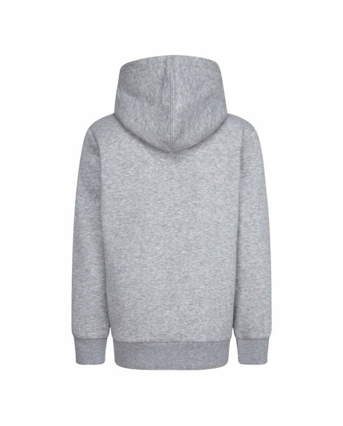 Felpa con Cappuccio Bambino Converse Chuck Taylor Patch Core Grigio chiaro