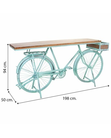 Ingresso Alexandra House Living Bike Turchese 50 x 94 x 198 cm Ingresso Alexandra House Living Bike Turchese 50 x 94 x 198 cm