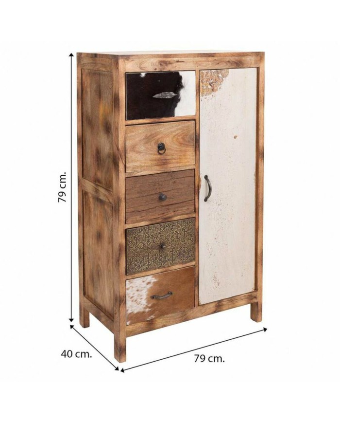 Cassettiera Alexandra House Living Legno di mango 40 x 122 x 79 cm Cassettiera Alexandra House Living Legno di mango 40 x 122 x 79 cm