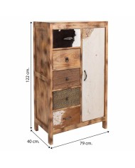 Cassettiera Alexandra House Living Legno di mango 40 x 122 x 79 cm Cassettiera Alexandra House Living Legno di mango 40 x 122 x 79 cm