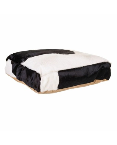 Cuscino Alexandra House Living Bianco Nero Pelle 10 x 48 x 48 cm Cuscino Alexandra House Living Bianco Nero Pelle 10 x 48 x 48 cm