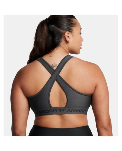 Reggiseno Sportivo Under Armour Fitness Grigio scuro Reggiseno Sportivo Under Armour Fitness Grigio scuro