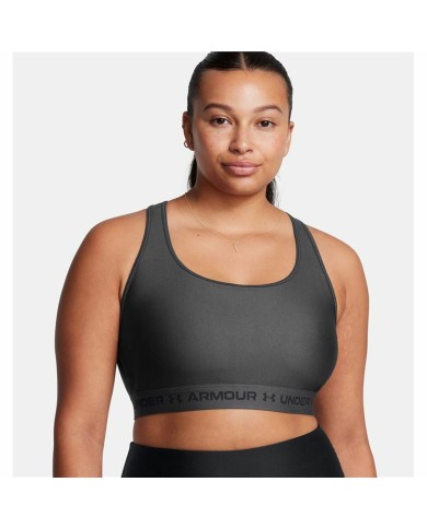 Reggiseno Sportivo Under Armour Fitness Grigio scuro Reggiseno Sportivo Under Armour Fitness Grigio scuro