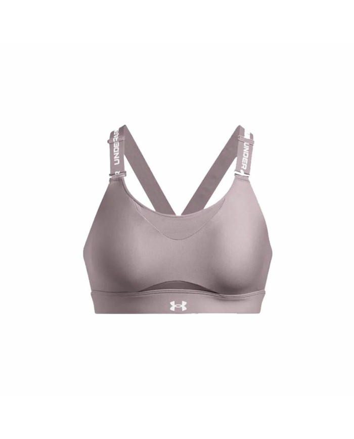 Reggiseno Sportivo Under Armour Infinity High Marrone