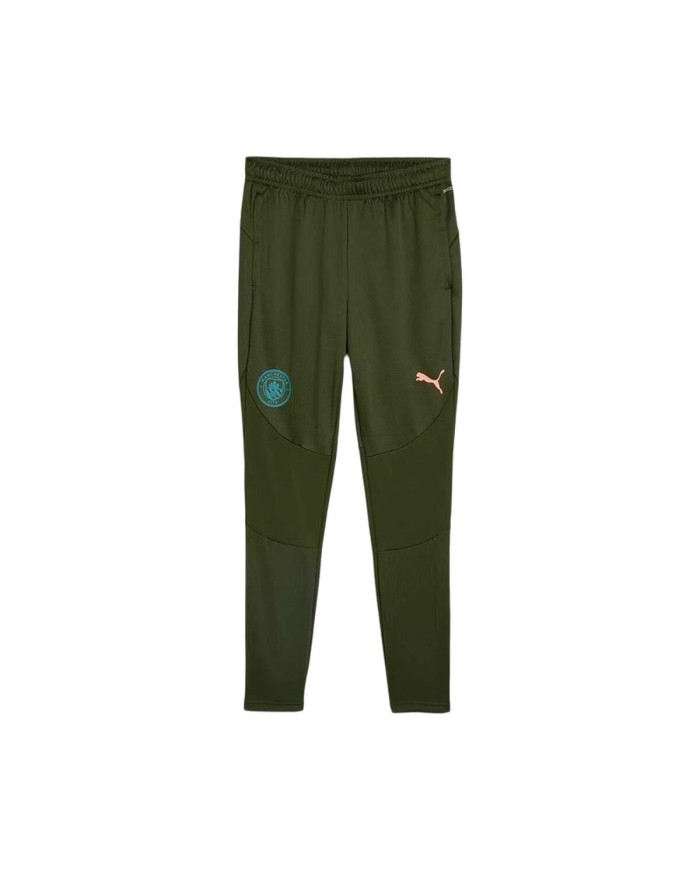 Pantalone di Tuta per Adulti Puma Manchester City Training Verde Oliva Unisex