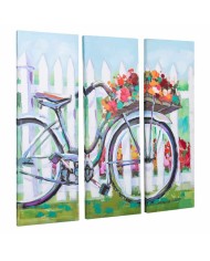 Quadro Alexandra House Living Bike Tela Legno di abete 90 x 3 x 30 cm Quadro Alexandra House Living Bike Tela Legno di abete 90 x 3 x 30 cm