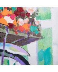 Quadro Alexandra House Living Bike Tela Legno di abete 90 x 3 x 30 cm Quadro Alexandra House Living Bike Tela Legno di abete 90 x 3 x 30 cm