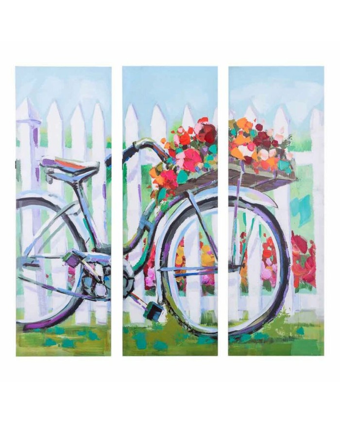 Quadro Alexandra House Living Bike Tela Legno di abete 90 x 3 x 30 cm Quadro Alexandra House Living Bike Tela Legno di abete 90 x 3 x 30 cm