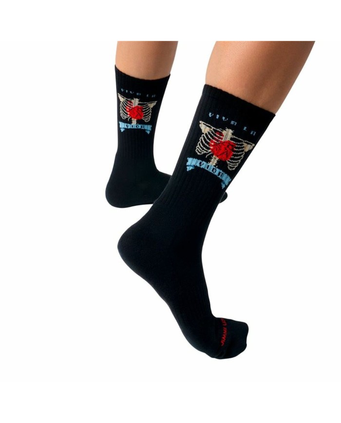 Calzini Sportivi Jimmy Lion Athletic Frida Heart Nero Calzini Sportivi Jimmy Lion Athletic Frida Heart Nero