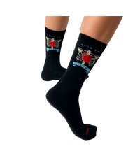 Calzini Sportivi Jimmy Lion Athletic Frida Heart Nero Calzini Sportivi Jimmy Lion Athletic Frida Heart Nero