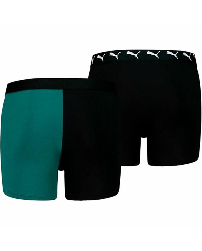 Boxer da Uomo Puma Nero Verde