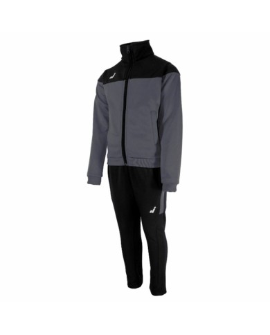 Tuta per Adulti Joluvi Sambil Nero Grigio Uomo 2 Pezzi Tuta per Adulti Joluvi Sambil Nero Grigio Uomo 2 Pezzi