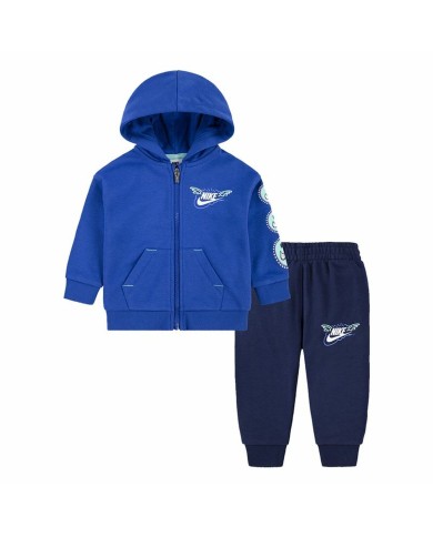 Completo Sportivo per Neonati Nike Nsw Art Of Play Ft Fz Azzurro 2 Pezzi Completo Sportivo per Neonati Nike Nsw Art Of Play Ft Fz Azzurro 2 Pezzi
