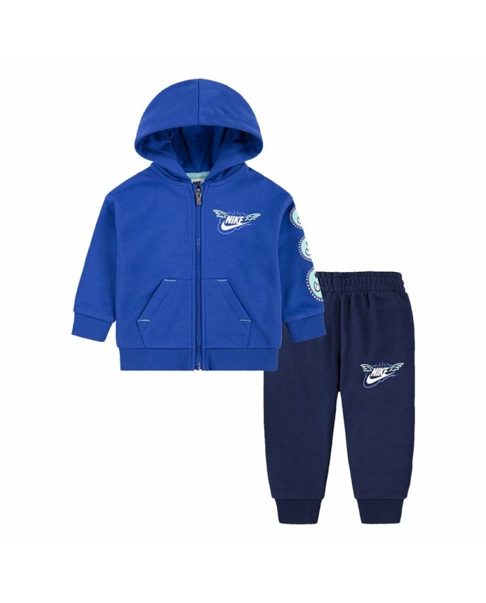 Completo Sportivo per Neonati Nike Nsw Art Of Play Ft Fz Azzurro 2 Pezzi Completo Sportivo per Neonati Nike Nsw Art Of Play Ft Fz Azzurro 2 Pezzi