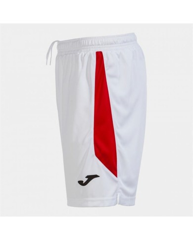 Pantaloncini Sportivi per Bambini Joma Sport Glasgow Bianco Rosso