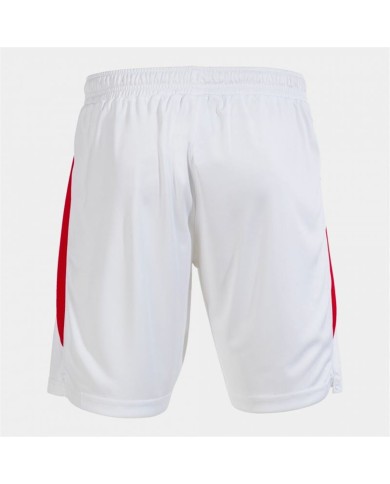 Pantaloncini Sportivi per Bambini Joma Sport Glasgow Bianco Rosso