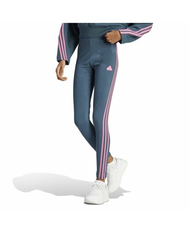 Leggings Sportivo da Donna Adidas Fi 3S Azzurro Leggings Sportivo da Donna Adidas Fi 3S Azzurro