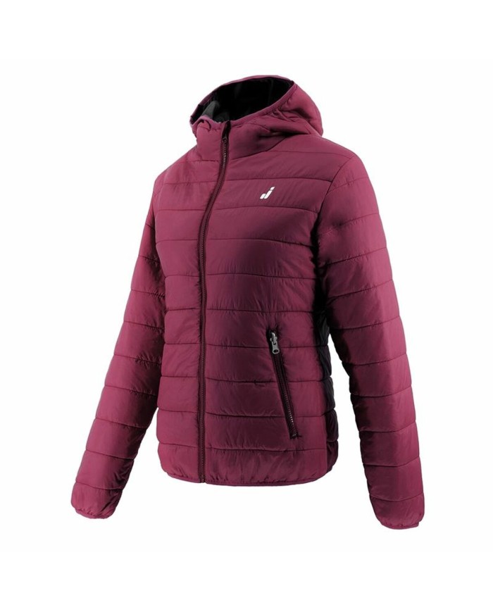 Giacca Sportiva da Donna Joluvi Shure Hood Rosso Cremisi Giacca Sportiva da Donna Joluvi Shure Hood Rosso Cremisi