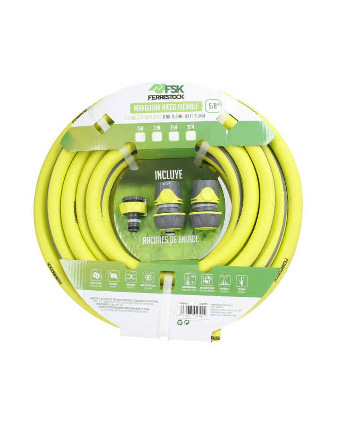 Pompa Ferrestock 5/8" Poliestere 15 m Ø 15 mm Flessibile