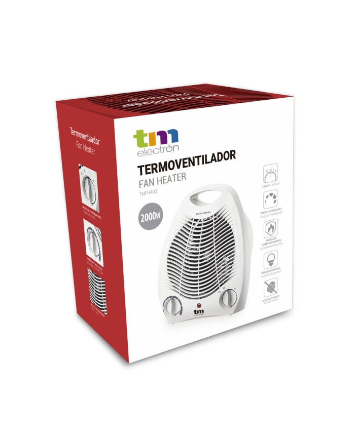 Termoventilatore Portatile TM Electron 1000-2000 W Termoventilatore Portatile TM Electron 1000-2000 W